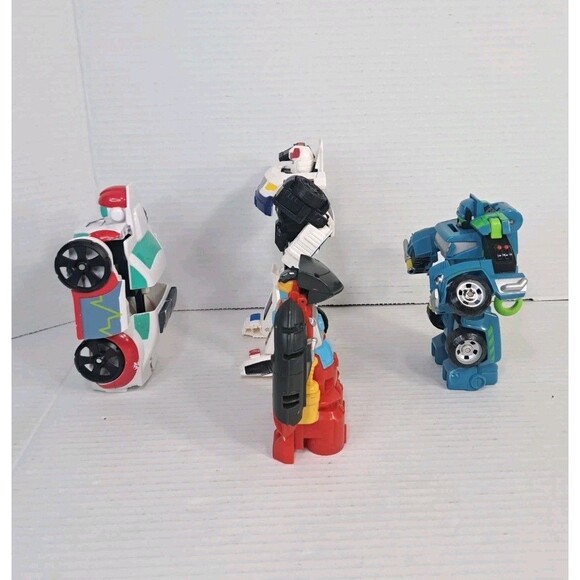 Transformers Rescue Bots Lot 4 Hot Shot Hoist Medic Docbot Cyber Battalion Prowl - Picture 4 of 5
